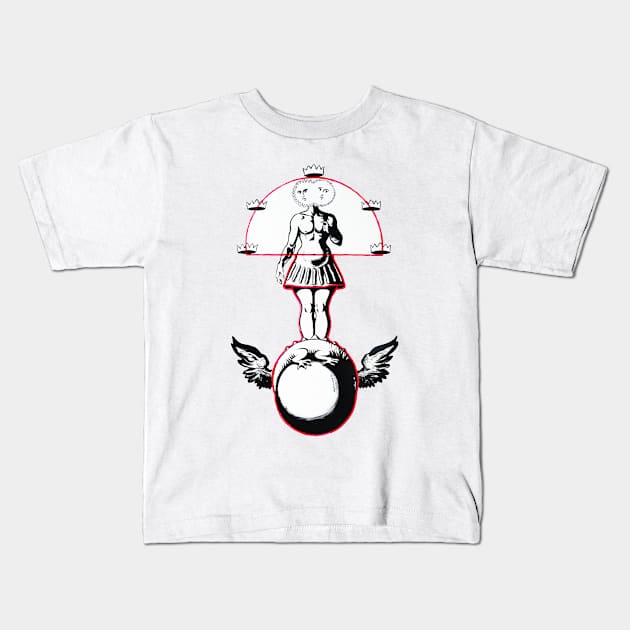 ÆNIGMΔ Kids T-Shirt by WaldekBorowski